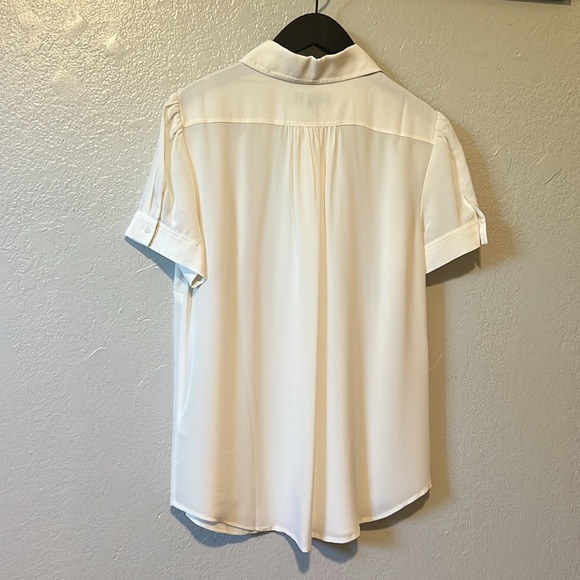 J Crew Short Sleeve Button Up 100% Silk - Picture 5 of 5